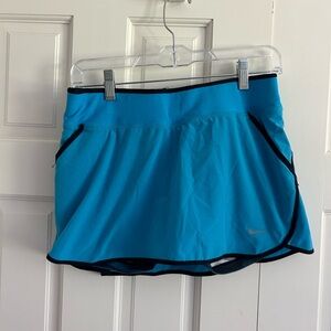 blue nike tennis athletic skirt